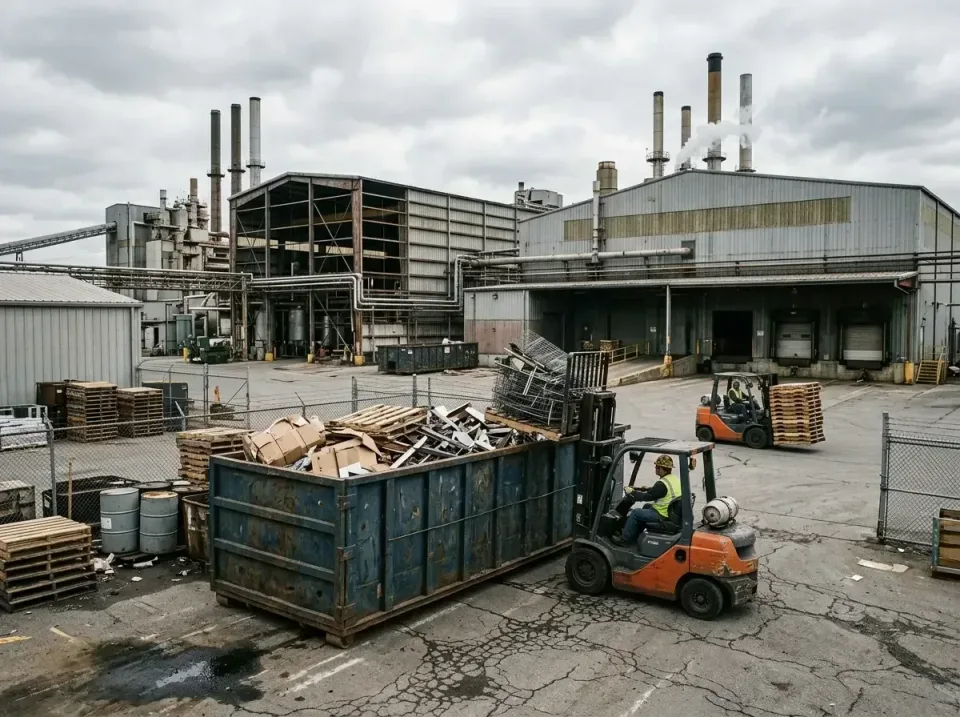 industrial-factory-scrap-conta-003 — frequently asked questions, Cheap Roll-off Dumpster Rentals in Flossmoor, IL